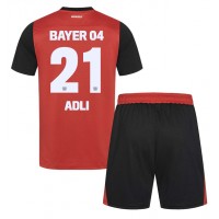 Bayer Leverkusen Amine Adli #21 Replica Home Minikit 2024-25 Short Sleeve (+ pants)